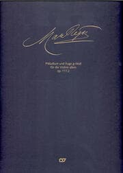 Cover von Max Reger Präludium und Fuge g-Moll