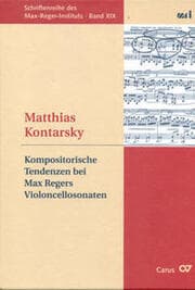 Cover von Kompositorische Tendenzen bei Max Regers Sonaten für Violoncello und Klavier
