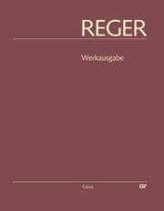 Cover von Reger-Werkausgabe, Bd. I/4: Choralvorspiele