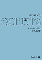 Cover von Heinrich Schütz: Cantiones sacrae