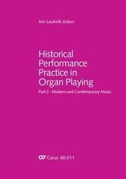 Cover von Historical Performance Practice in Organ Playing