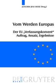 Cover von Vom Werden Europas