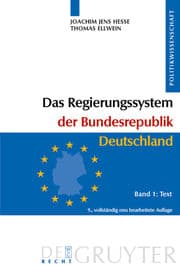 Cover von Das Regierungssystem der Bundesrepublik Deutschland