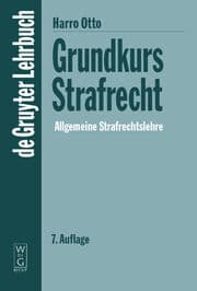 Cover von Grundkurs Strafrecht