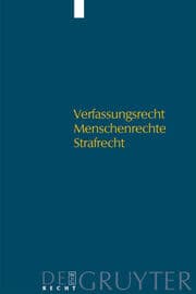 Cover von Verfassungsrecht, Menschenrechte, Strafrecht