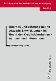 Cover von Internes und externes Rating