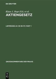 Cover von §§ 95-117