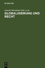 Cover von Globalisierung und Recht