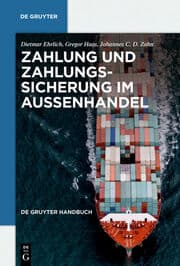 Cover von Zahlung und Zahlungssicherung im Außenhandel