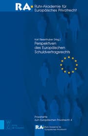 Cover von Perspektiven des Europäischen Schuldvertragsrechts