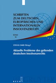 Cover von Aktuelle Probleme des geltenden deutschen Insolvenzrechts