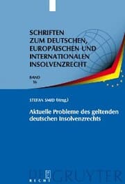 Cover von Aktuelle Probleme des geltenden deutschen Insolvenzrechts