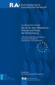 Cover von Die SE für den Mittelstand - Theorie und Praxis der SE-Gründung