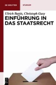 Cover von Einführung in das Staatsrecht