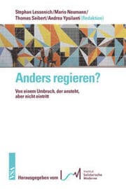 Cover von Anders regieren?