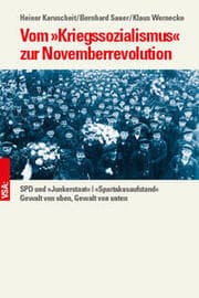 Cover von Vom 'Kriegssozialismus' zur Novemberrevolution