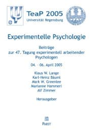 Cover von Experimentelle Psychologie