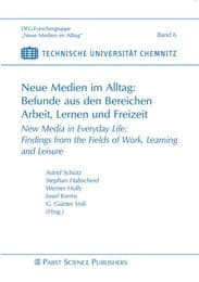 Cover von Neue Medien im Alltag: Befunde aus den Bereichen Arbeit, Lernen und Freizeit