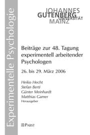 Cover von Beiträge zur 48. Tagung experimentell arbeitender Psychologen