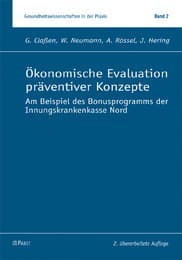 Cover von Ökonomische Evaluation präventiver Konzepte