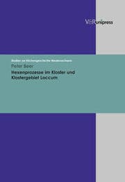 Cover von Hexenprozesse im Kloster und Klostergebiet Loccum