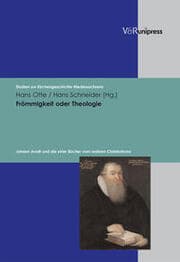 Cover von Frömmigkeit oder Theologie