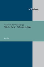 Cover von Wilhelm Wundt - Völkerpsychologie