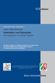 Cover von Lebensform und Philosophie