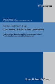 Cover von Cum verbis ut Italici solent ornatissimis