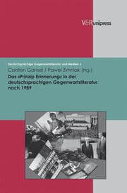 Cover von Das 'Prinzip Erinnerung' in der deutschsprachigen Gegenwartsliteratur nach 1989