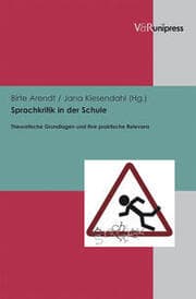 Cover von Sprachkritik in der Schule