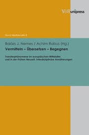 Cover von Vermitteln, Übersetzen, Begegnen