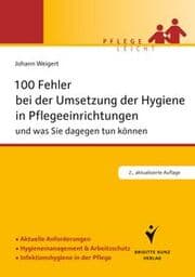 Cover von 100 Fehler bei der Umsetzung der Hygiene in Pflegeeinrichtungen und was Sie dagegen tun können