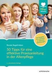 Cover von 50 Tipps für eine effektive Praxisanleitung in der Altenpflege. Der Ratgeber für ambulante und stationäre Einrichtungen