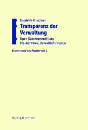 Cover von Transparenz der Verwaltung