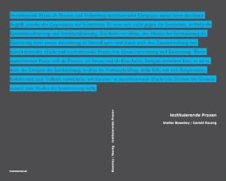 Cover von Instituierende Praxen