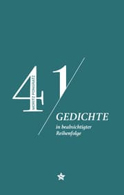 Cover von 41 Gedichte
