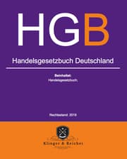 Cover von Handelsgesetzbuch HGB Deutschland