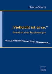 Cover von 'Vielleicht ist es so.'