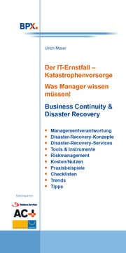 Cover von Der IT-Ernstfall - Katastrophenvorsorge