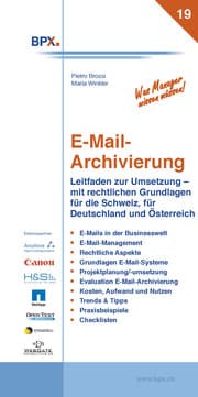 Cover von E-Mail Archivierung