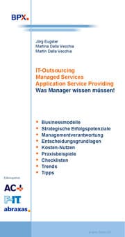 Cover von IT-Outsourcing, Managed Services Application Service Providing