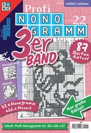 Cover von Profi-Nonogramm 3er-Band Nr. 22