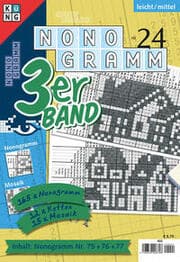 Cover von Nonogramm 3er-Band Nr. 24