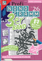 Cover von Profi-Nonogramm 3er-Band Nr. 26