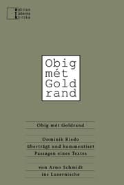 Cover von Obig mét Goldrand