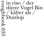 Cover von in riso/der dürre Vogel Bin/kälter als/Dunlop