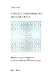 Cover von Mündliche Überlieferung und altrömischer Choral
