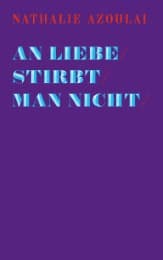 Cover von An Liebe stirbt man nicht
