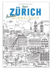 Cover von Mein Zürich Ausmalwimmelbuch